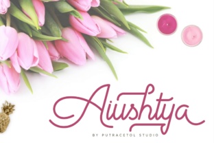 Aiushtya: Elevating Editorial Design with Modern Script Typography