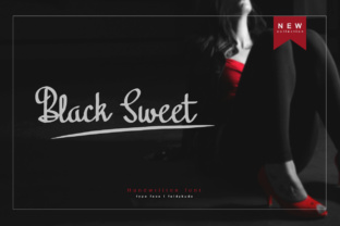 Black Sweet: A Handwritten Typeface for Fresh Brand Identities