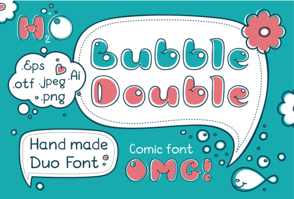 Bubble Double Duo: A Playful Typeface for Modern Editorial Design