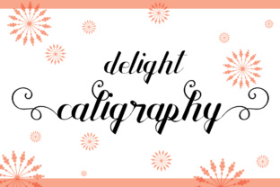 Delight Calligraphy: A Sweet Script Typeface for Editorial Design