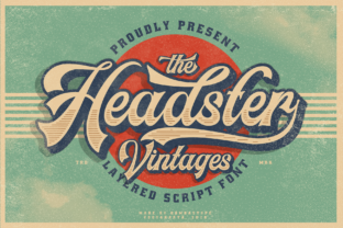 Headster Family: Elevate Your Brand With Vintage Script Fonts