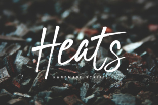 Heats: The Hand-Bridged Script Font for Authentic Branding