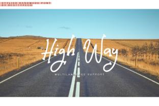 High Way Typeface Review: A Handmade Script for Modern Branding