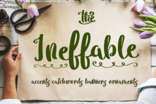 Ineffable Typeface: A Playful Handdrawn Font for Brand Identity