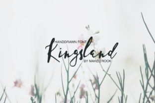 Kingsland Typeface: A Handwritten Font for Elegant Brand Identity