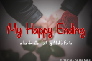 My Happy Ending: A Handwritten Typeface for Editorial Design