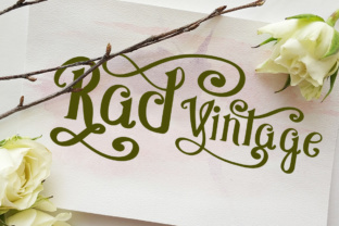 Rad Vintage: A Designer’s Take on Script Typography for Modern Web Layouts
