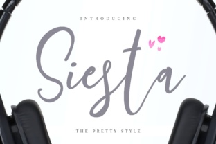 Siesta Typeface: Elevate Your Brand With Modern Script Charm