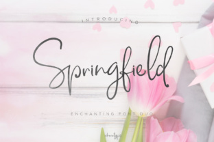 Springfield Typeface: Elevate Your Brand Identity with Handmade Charm