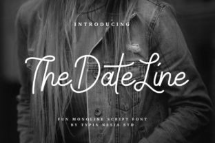 The Date Line: A Script Font for Modern Editorial Design