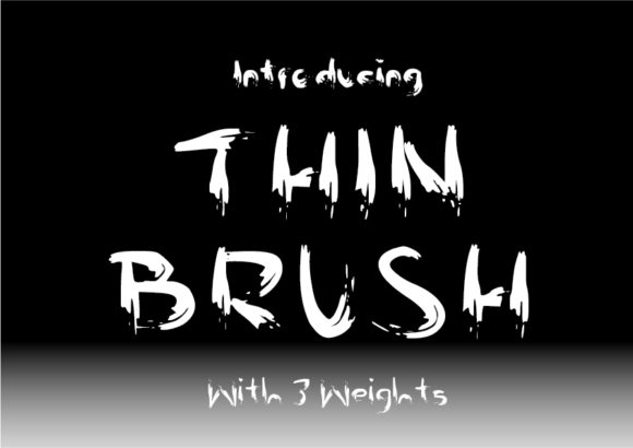Thin Brush Typeface: Adding Handmade Charm to Editorial Design