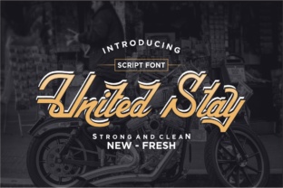 United Stay: A Vintage Script for Modern Editorial Design